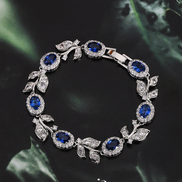 jewelry Retro flower bracelet full of diamonds shining temperament luxury models 2025 distinctive