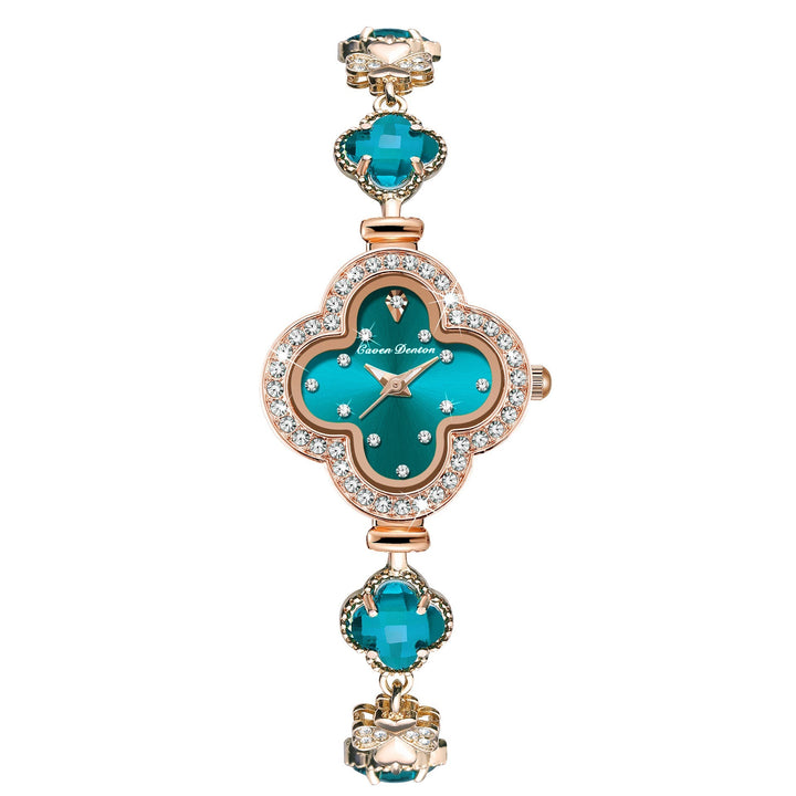  jewelry Fashion four-leaf clover decorated ladies watch Trendy decorated quartz bracelet ladies personalized wristwatch